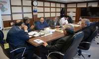 نشست مشترک مدیرعامل شرکت شهرک‌های صنعتی و مدیران شرکت خدماتی ایبک‌آباد