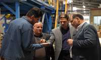 بررسی وضعیت تولید و چالش‌های کارخانه ساینا دلیجان در بازدید سرپرست شرکت شهرک های صنعتی