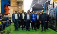 بازدید میدانی استاندار و متولیان صنعت از واحدهای تولیدی شهرک صنعتی اراک ۱