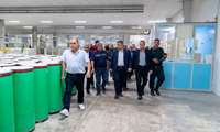 بازدید استاندار و مدیرعامل شرکت شهرک های صنعتی استان مرکزی از خط تولید شرکت کبیرریس در فرمهین